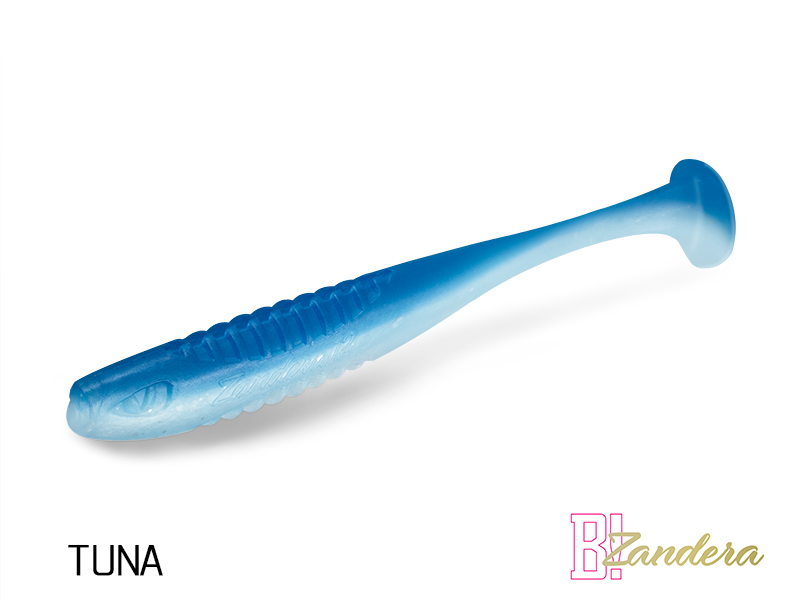 Umělá nástraha Delphin ZANDERA UVs / 5ks 10cm/MINT