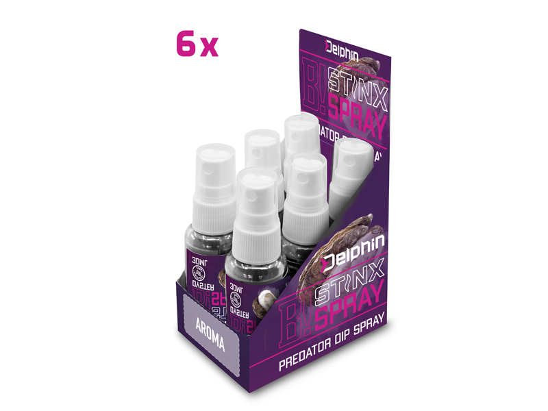 Dipovací sprej Delphin STINX SPRAY/30ml Ústřice/transparentní