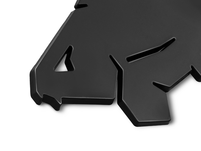 3D nálepka Delphin CARP černá černá