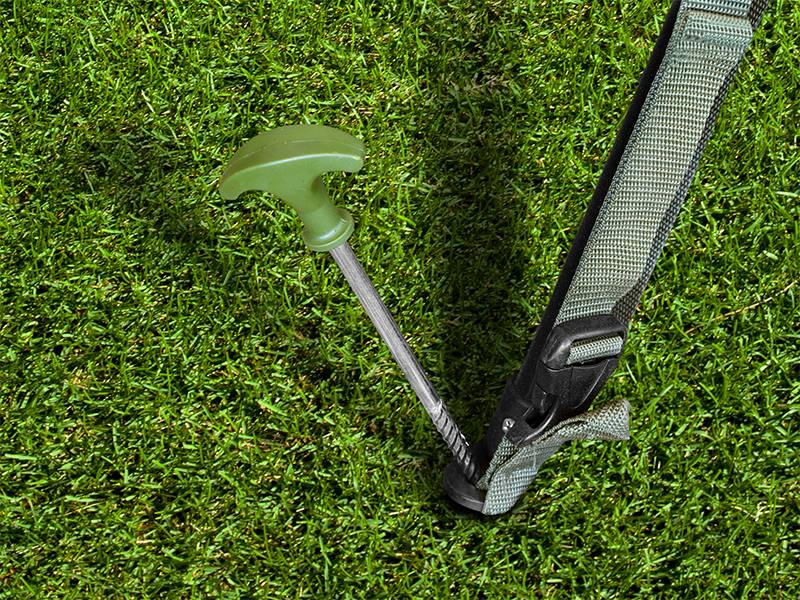 Sada kolíků s kladivem Delphin FIXT C2G / 10ks 30cm