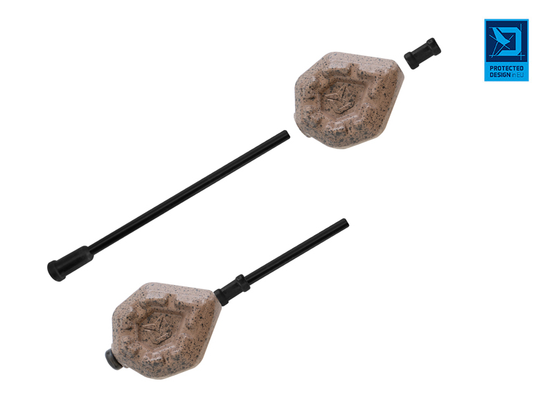 Olověná zátěž Delphin CyberBARBED TUBE 150g