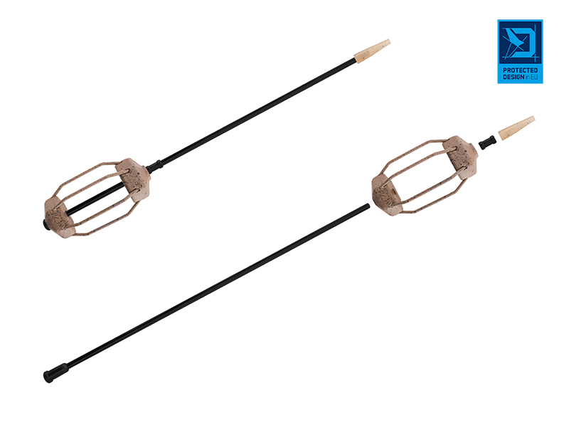 Olověné krmítko s trubičkou Delphin EazySIX 80g