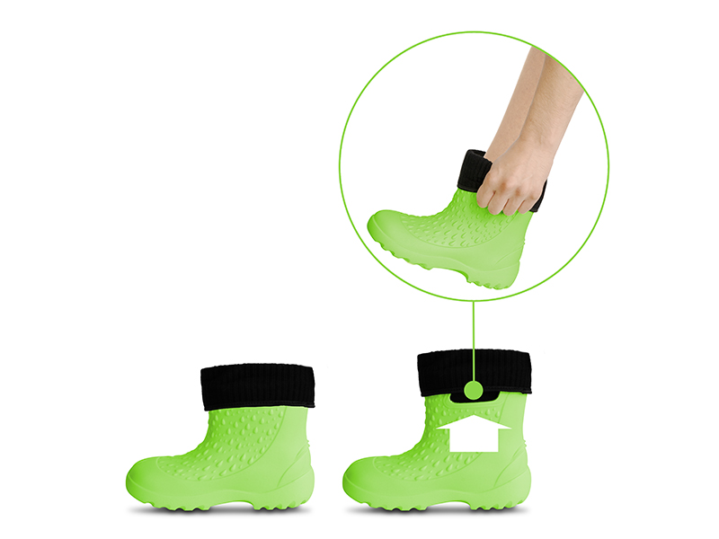 Dětské holínky s vložkou Delphin YUPIE 34/35