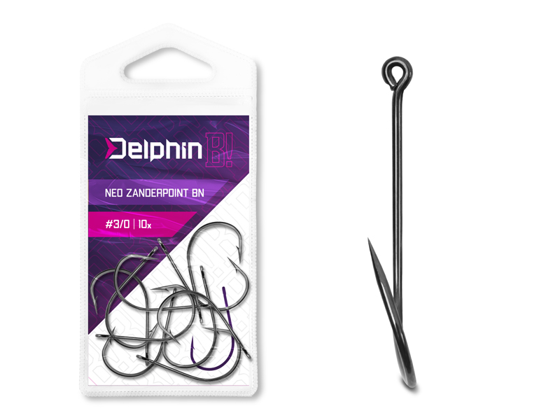 Háček Delphin B! NEO ZanderPoint BN / 10ks 2/0