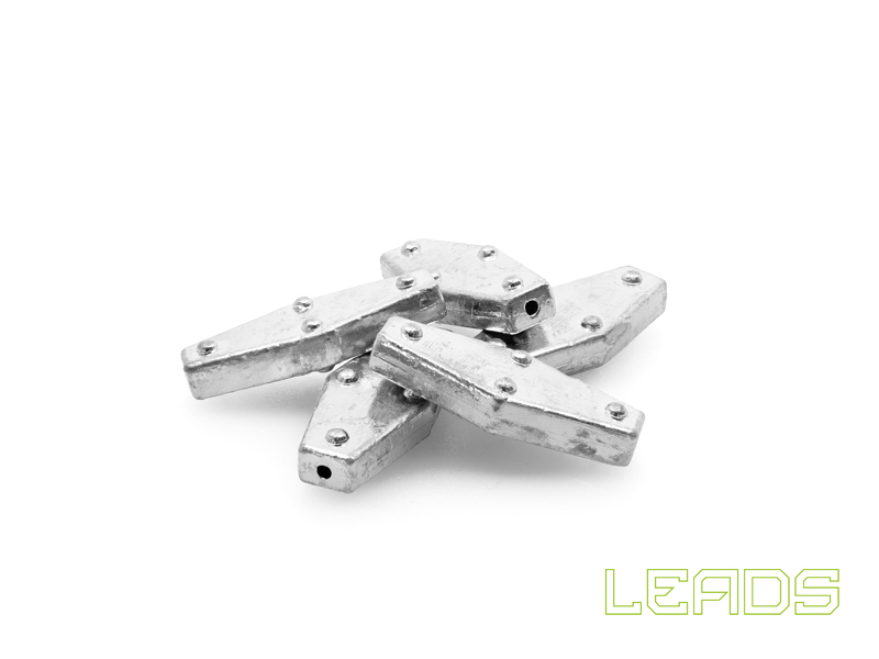 Delphin LEADS Šestihran s otvorem / 5ks 15,0g