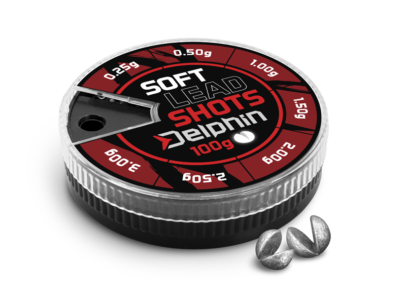 Vyvažovací olůvka Delphin SOFT (žlutá krabička) 70g / 0,25-3,0g