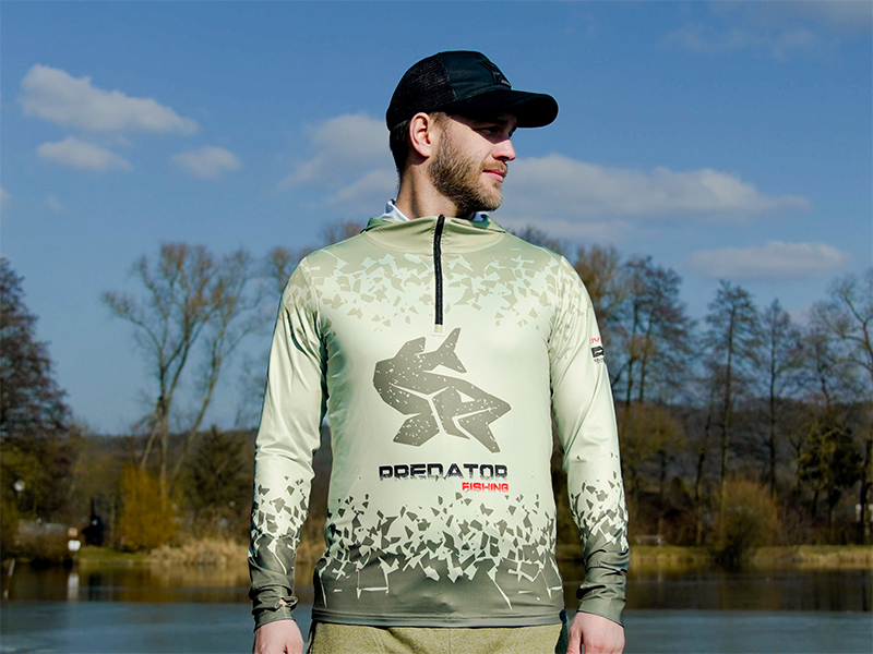 Tričko s kapucí Delphin UV ARMOR 50+ Predator XL
