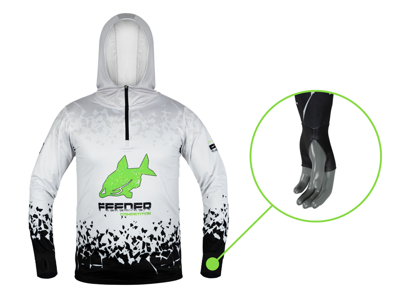 Tričko s kapucí Delphin UV ARMOR 50+ Reaxe M