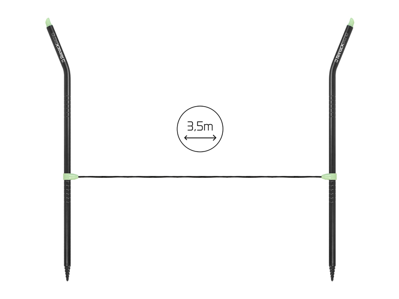 Distanční tyče Delphin RangeX BEND