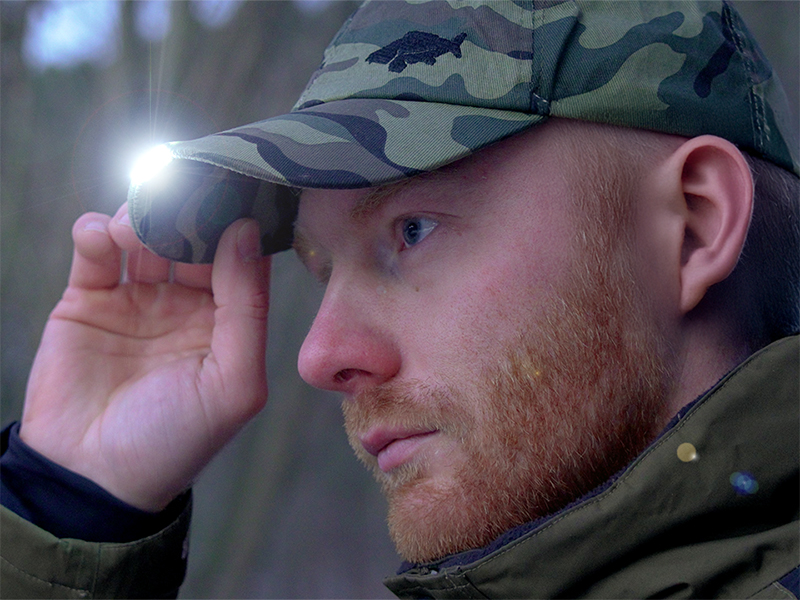 LED kšiltovka Delphin OutLINE Camo UNI