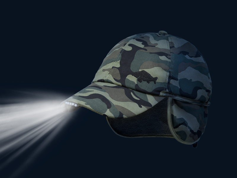 Zimní LED kšiltovka Delphin OutLINE Camo UNI