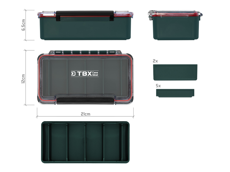 Krabice Delphin TBX Case Clip Ideal 210x120x65mm