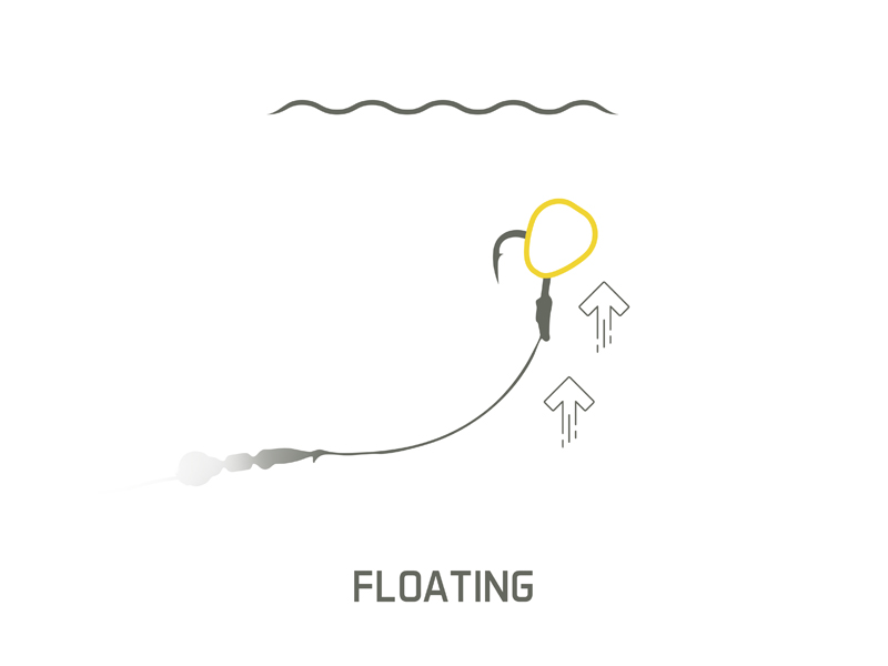 Umělá nástraha Delphin CorneX Pop Up / 60ks Kukuřice - Ananas