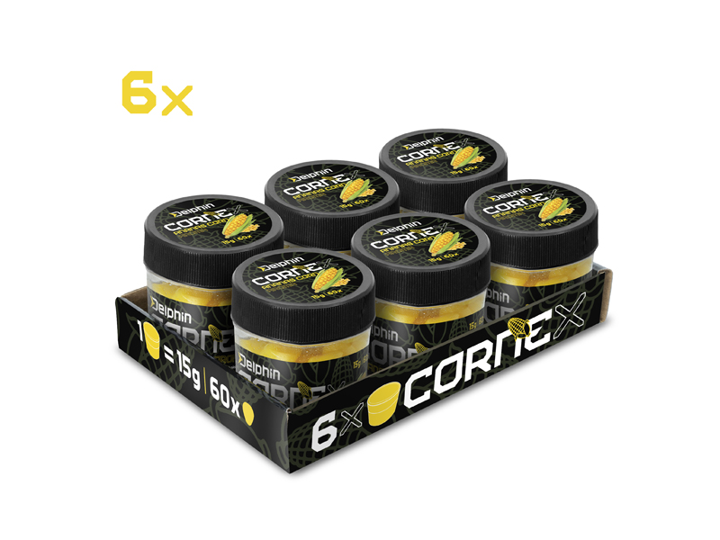 Umělá nástraha Delphin CorneX Pop Up / 60ks Kukuřice - Ananas