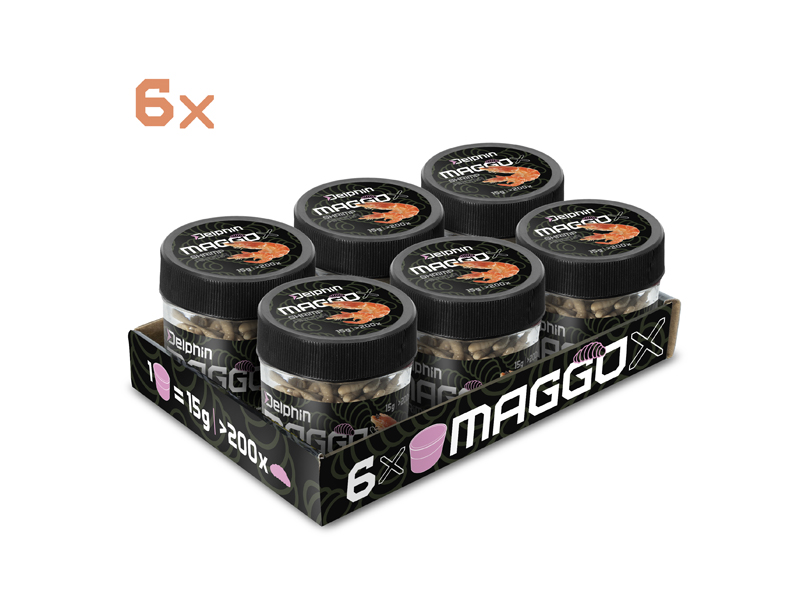 Umělá nástraha Delphin MaggoX Pop Up Kreveta