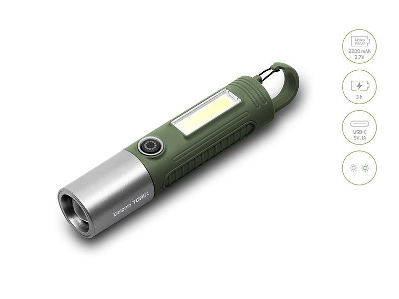 Kempingové svítidlo Delphin Torix 2200 mAh