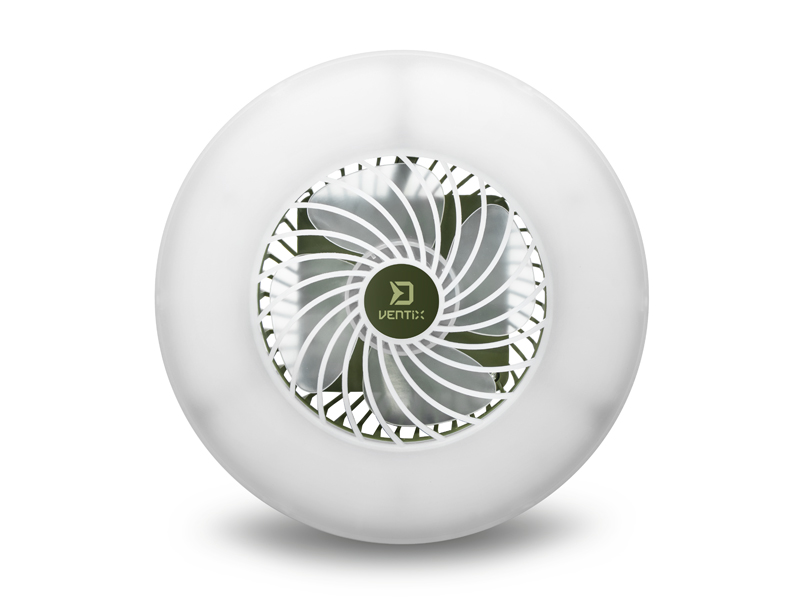 Ventilátor se světlem Delphin Ventix 4400 mAh
