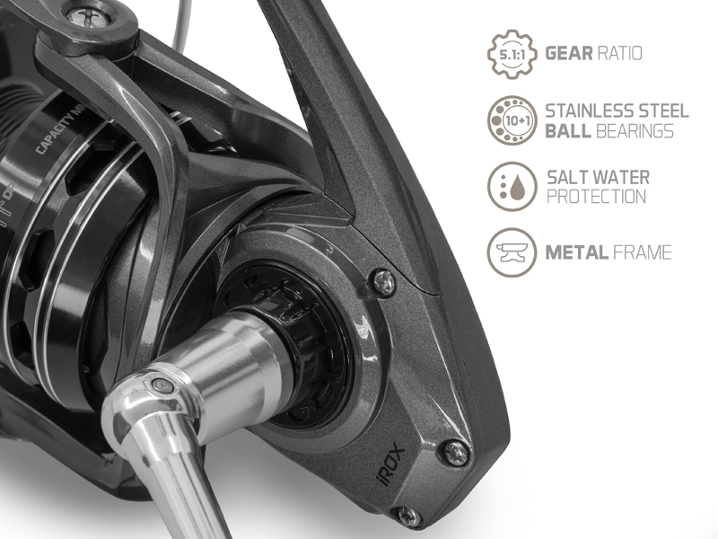 Hluboká cívka Delphin IROX 7T DP aluminium