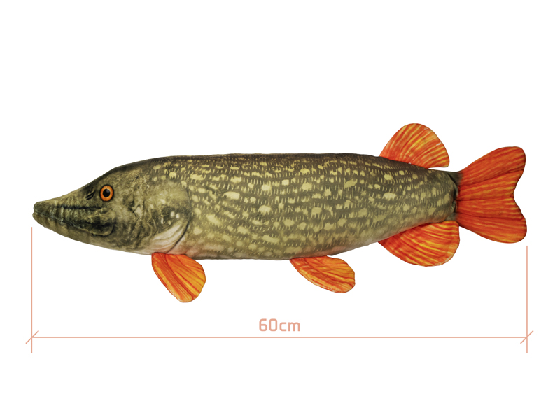 Plyšová štika Delphin PIKY 60 cm