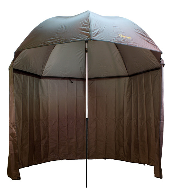 Deštník DELPHIN s prodlouženou bočnicí,250cm/zelená