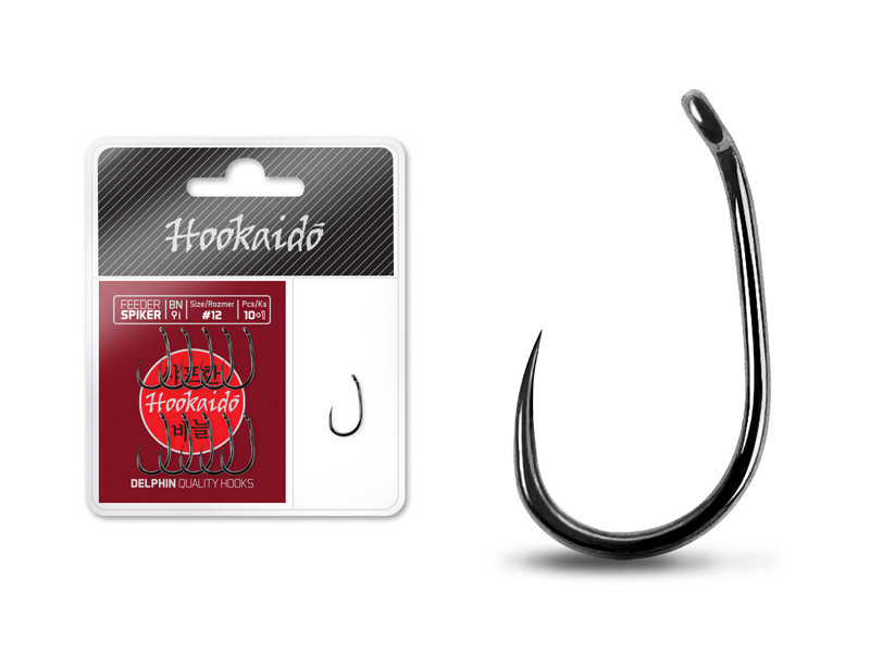 Delphin HKD Feeder Twister Hooks 10+1 piece size 12 fish hooks Delphin