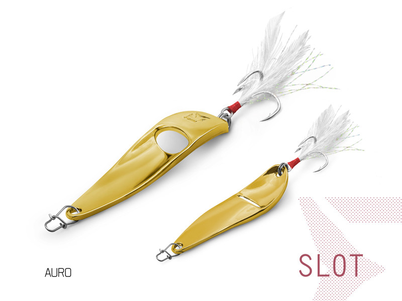 Delphin B!RD Hook TRIPLE / 3pcs Size 4 Red Feathers