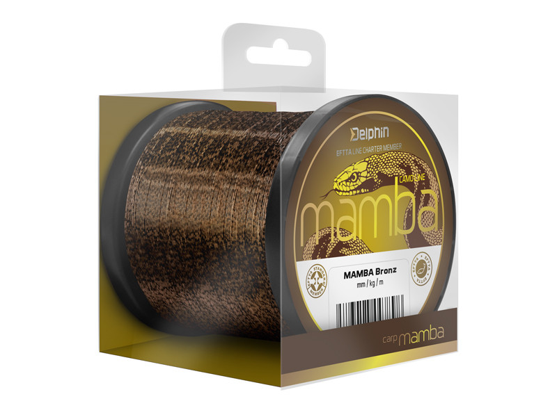 Delphin Mamba Carp Green Camo 0,30mm 7,0kg 1200m monofilament fishi