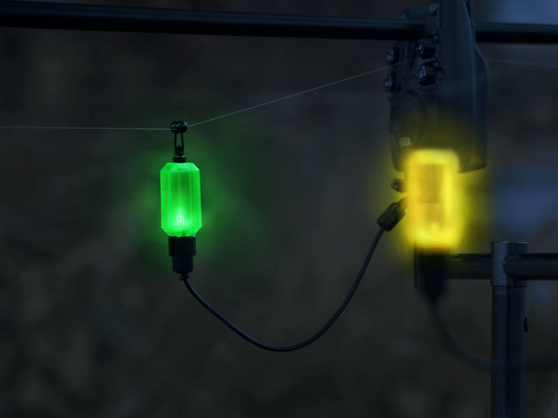 Řetízkový indikátor Delphin CUBIX Light zelený