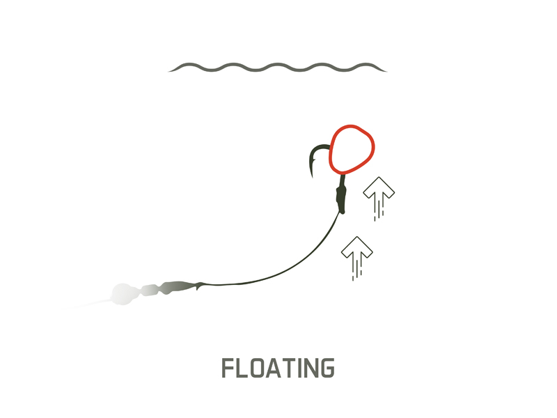 Umělá nástraha Delphin CorneX Pop Up 60ks Medová Broskev