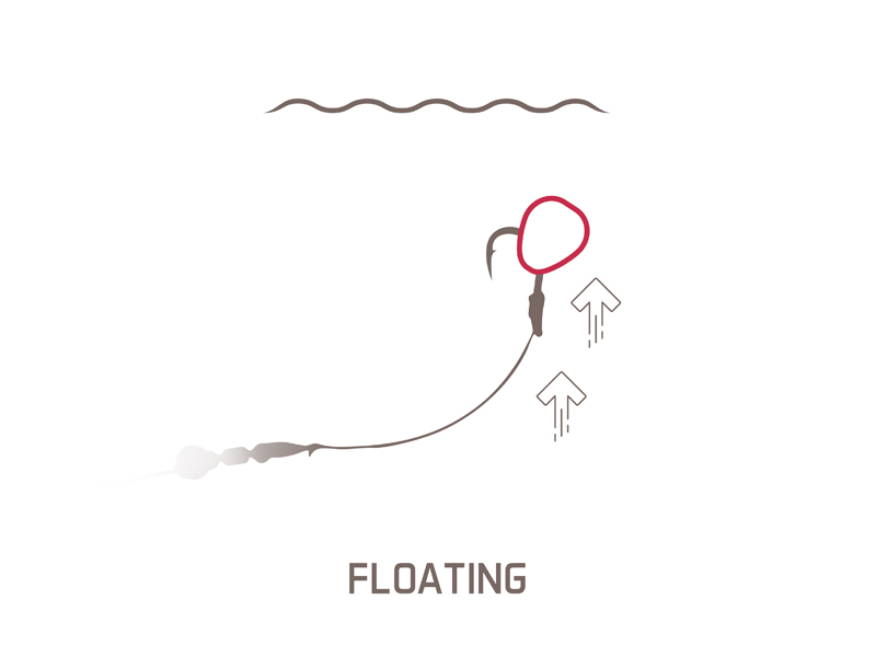 Umělá nástraha Delphin CorneX Pop Up 60ks Squid