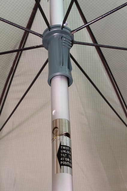 Deštník Delphin s prodlouženou bočnicí 250cm zelený